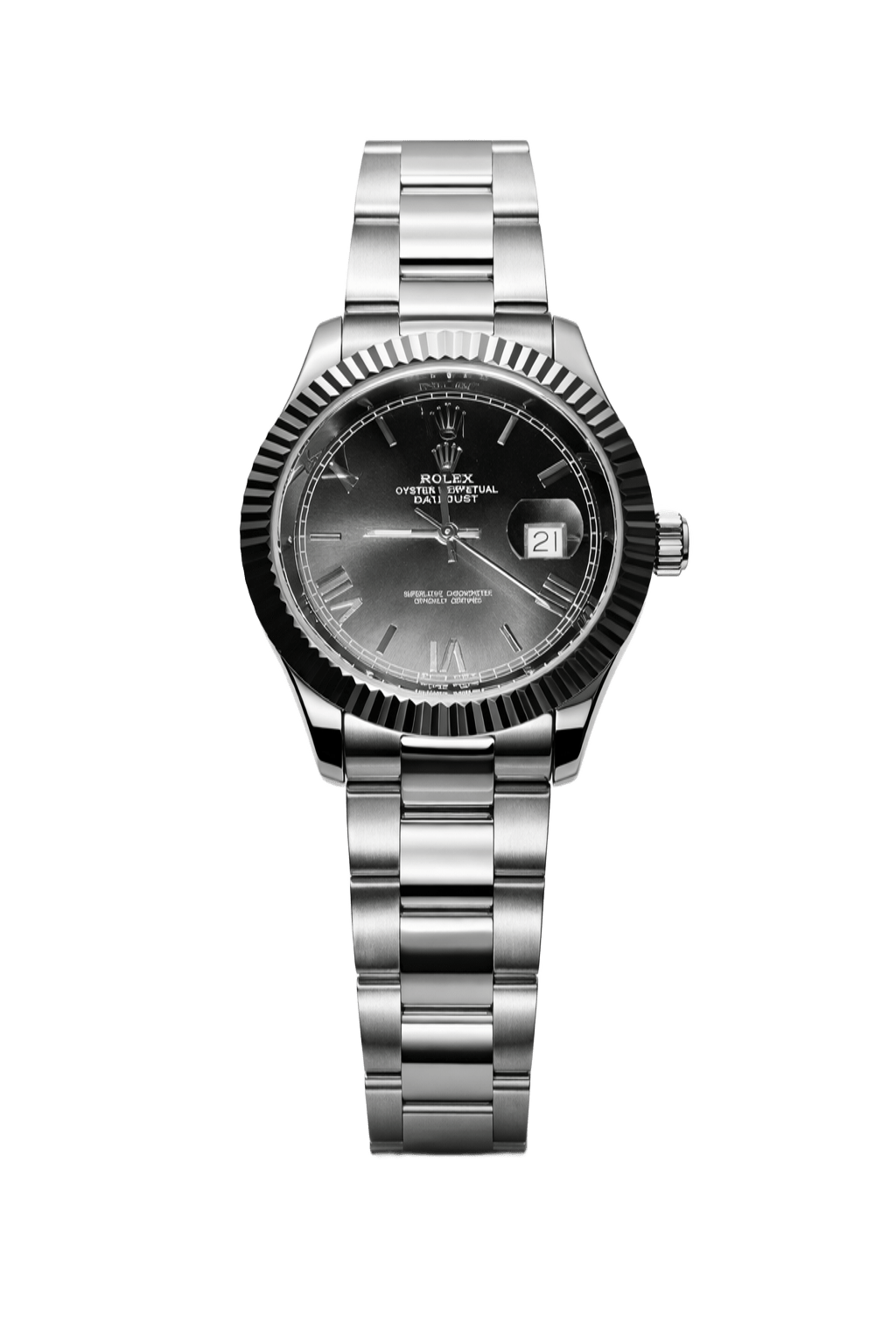 Reloj automatico clasico cara negra